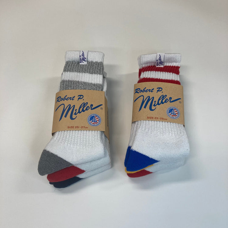 Miller/ 3P Socks -crew- 25~27cm