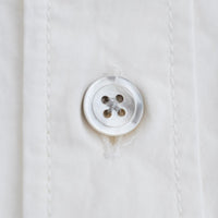 RINEN / 80/2 Downproof Stand Collar Shirt 01. White