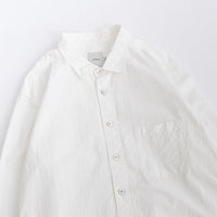 RINEN / 80/2 Downproof Regular Collar Shirt 01. White