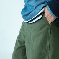 Ordinary fits  JAMES FATIGUE BACK SATIN KHAKI