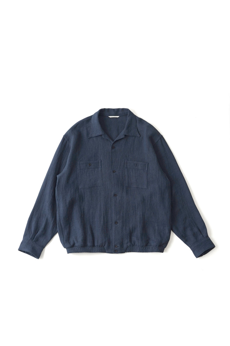 OLD JOE BRAND   GATHERED WAIST MARLBORO SHIRTS (Long-sleeve) - 261OJ-SH07 NOCTURNE