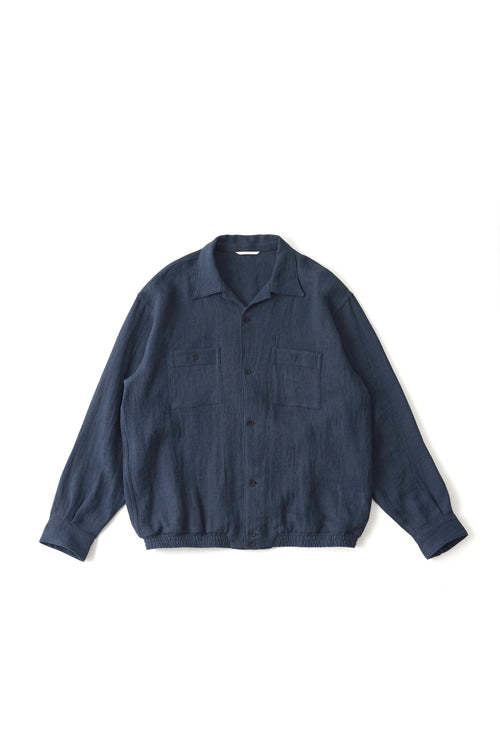 OLD JOE BRAND   GATHERED WAIST MARLBORO SHIRTS (Long-sleeve) - 261OJ-SH07 NOCTURNE