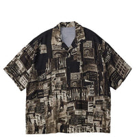 PORTER CLASSIC / ALOHA SHIRT TIMES SQUARE SEPIA