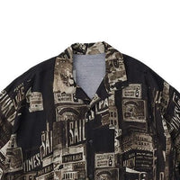 PORTER CLASSIC / ALOHA SHIRT TIMES SQUARE SEPIA