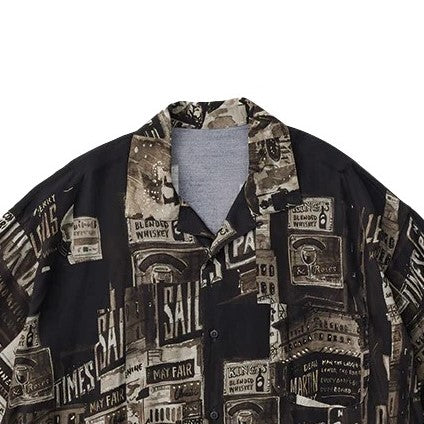 PORTER CLASSIC / ALOHA SHIRT TIMES SQUARE SEPIA