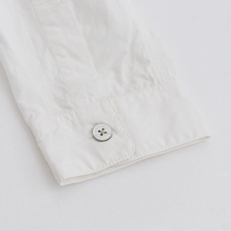 RINEN / 80/2 Downproof Regular Collar Shirt 01. White