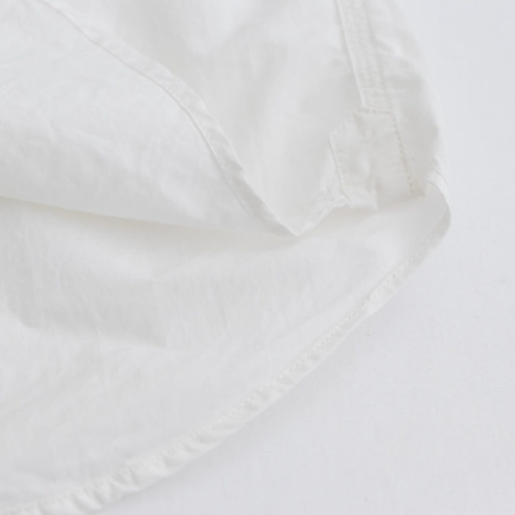 RINEN / 80/2ダウンプルーフ レギュラーカラーシャツ  01.シロ