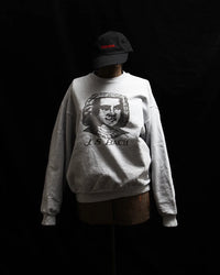 THE CORONA UTILITY  CC007 - PRINT SWEATSHIRT "J.S BACH" / Ash Grey CC007-26-01-M