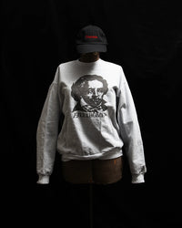 THE CORONA UTILITY  CC006 - PRINT SWEATSHIRT "BEETHOVEN" / Ash Grey CC006-26-01-M
