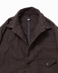 THE CORONA UTILITY CJ001 - CORONA・GAME JACKET / Chocolate Brown w/ Bio-wash CJ001-26-06-M
