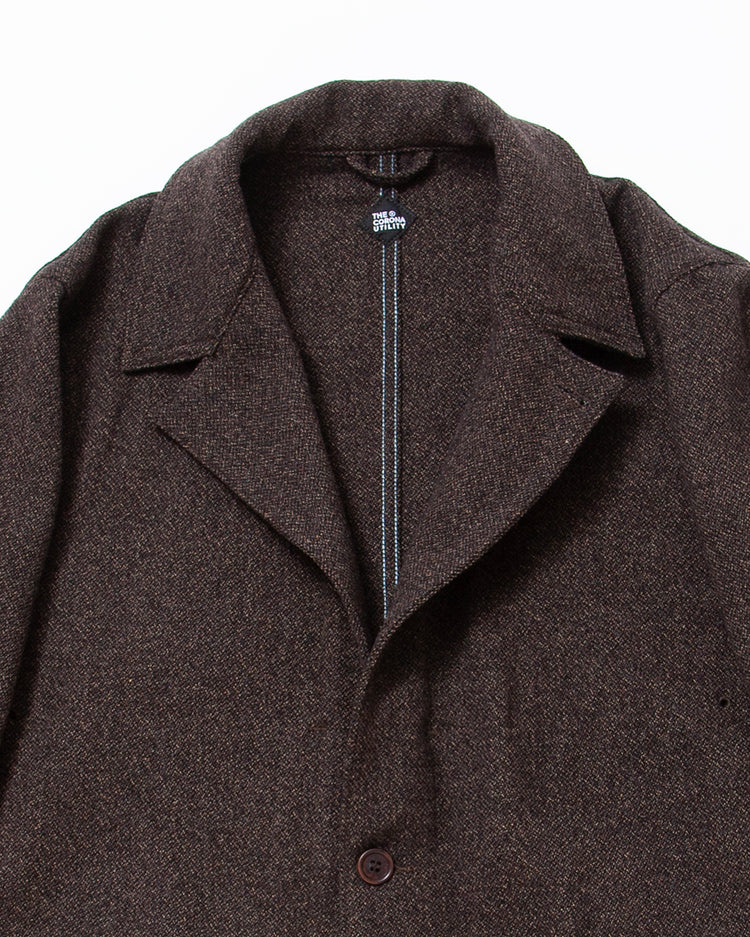 THE CORONA UTILITY CJ003 - SHERRY・TRAVELER'S SPORTS COAT / Melange Brown CJ003-26-06