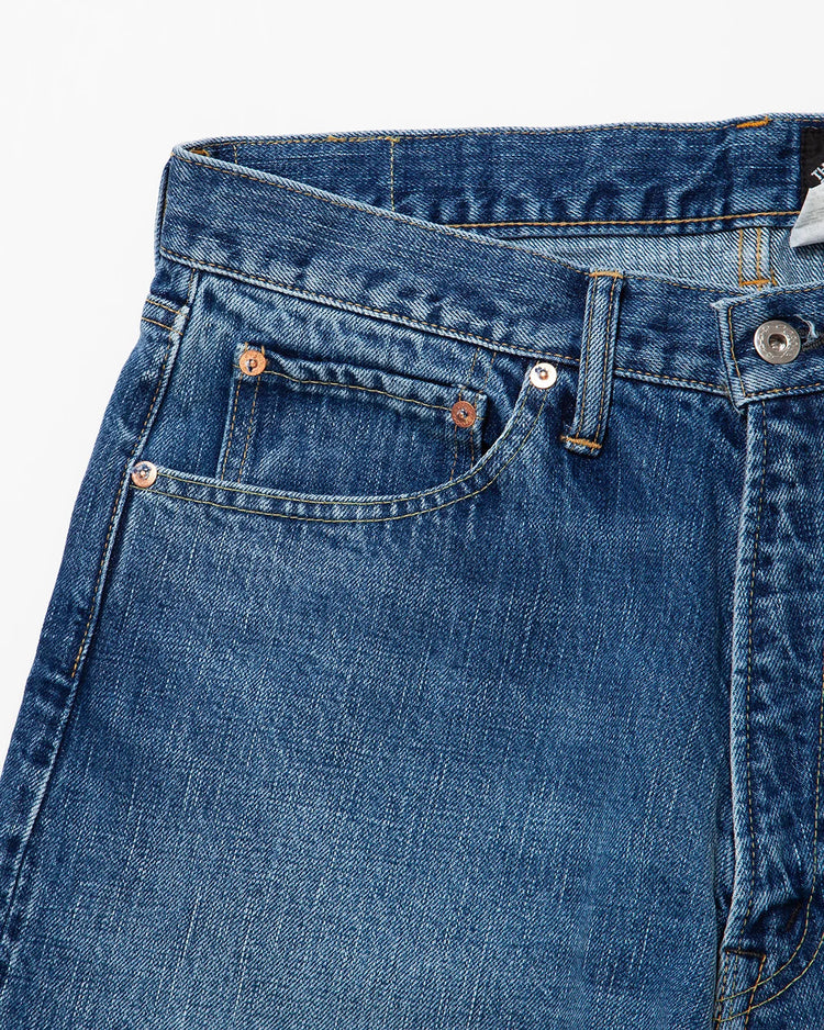 THE CORONA UTILITY   CP005 - W05 5POCKET / Indigo Denim w/ Special Bio-wash CP005-26-03-M