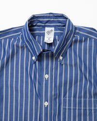 THE CORONA UTILITY CS005 - W.C.W SHIRT PULLOVER / Blue × White