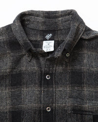 THE CORONA UTILITY  CS005 - W.C.W SHIRT PULLOVER / Black × White CS005-26-05-M