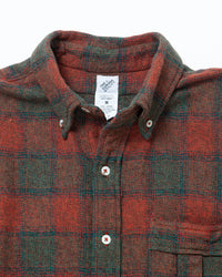 THE CORONA UTILITY  CS005 - W.C.W SHIRT PULLOVER / Red × Green CS005-26-06-M