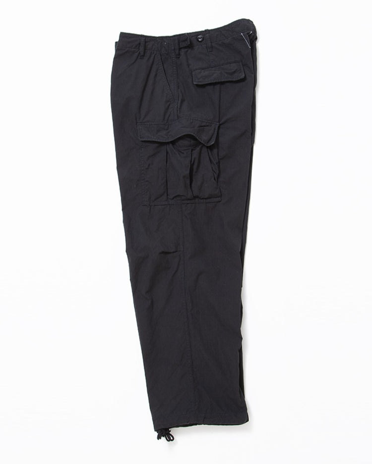 FATIGUE SLACKS  FP006 - JUNGLE SLACKS / Black w/ Bio-wash FP006-26-06