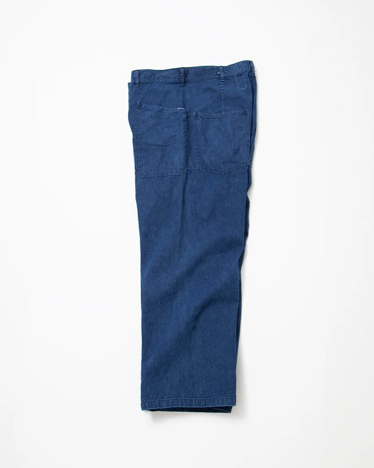 FATIGUE SLACKS  FP015 UTILITY NAVY SLACKS  Indigo w Bio-wash