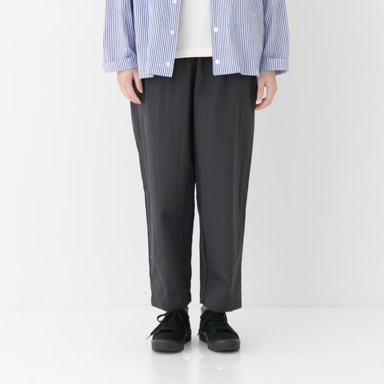 RINEN   綿ナイロンギャバ ラクパンツ R49611  04チャコール