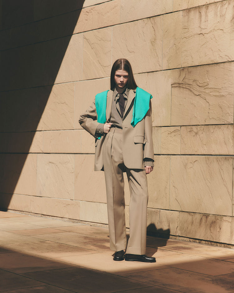 THE SHINZONE W GAZETTE PULLOVER 06 GRAY