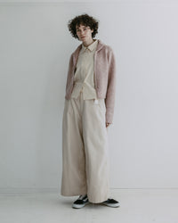 MEYAME FLY FRONT SHORT SHIRTS CREAM