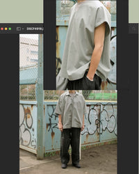 roundabout /  Big No-Sleeve BLACK