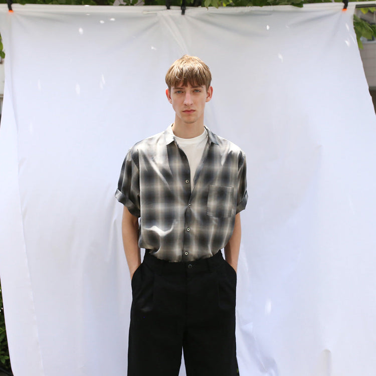 EEL Products  / CONKARA SHIRT 1/2  E-25406B C/#17 Black Checke