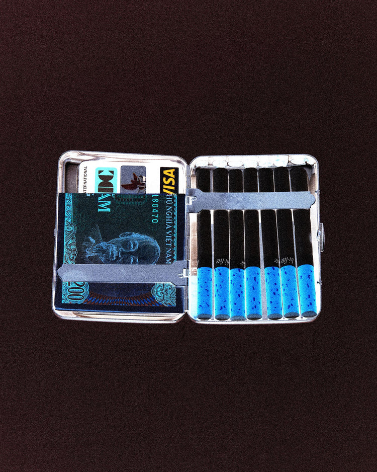 HIDAKA/ PORTABLE ASHTRAY / HI-LITE BLUE