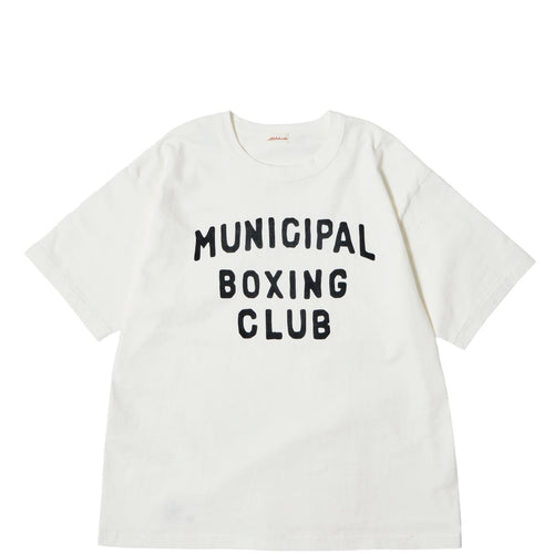 AGSPALDING&BROS / ARCHIVE GRAPHIC TEE MUNICIPAL BOXING CLUB WHITE