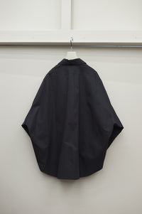 nonnotte Draping Shirt 001 N-26A-010 obsidian