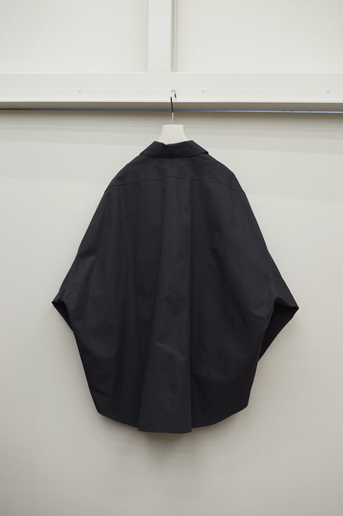 nonnotte Draping Shirt 001 N-26A-010 obsidian