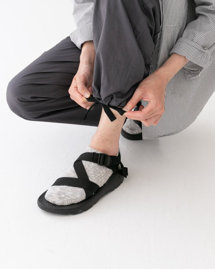RINEN / 70/1 Twill Pants with Drawstring Hems