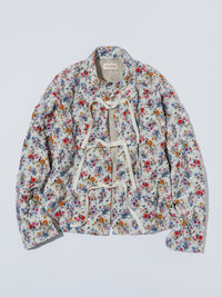 MEYAME FLOWER QUILTED JACKET MEY-2508 WHITE