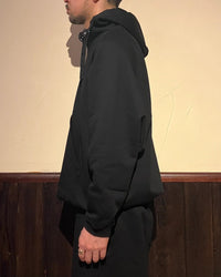 HAVERSACK / 812520　ハイゲージ裏毛　ラグランパーカー 05 BLACK