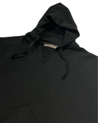 HAVERSACK / 812520　ハイゲージ裏毛　ラグランパーカー 05 BLACK