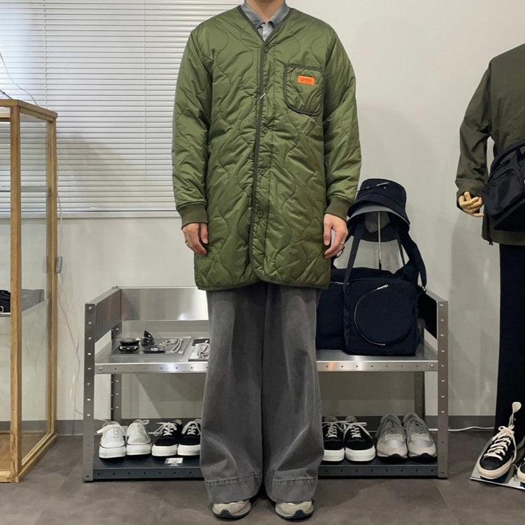 UNIVERSAL OVERALL/ QUILT COAT K.GREEN