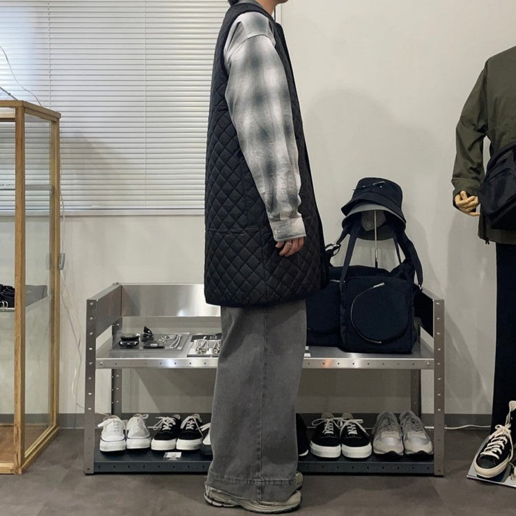 UNIVERSAL OVERALL/ QUILT LONG VEST