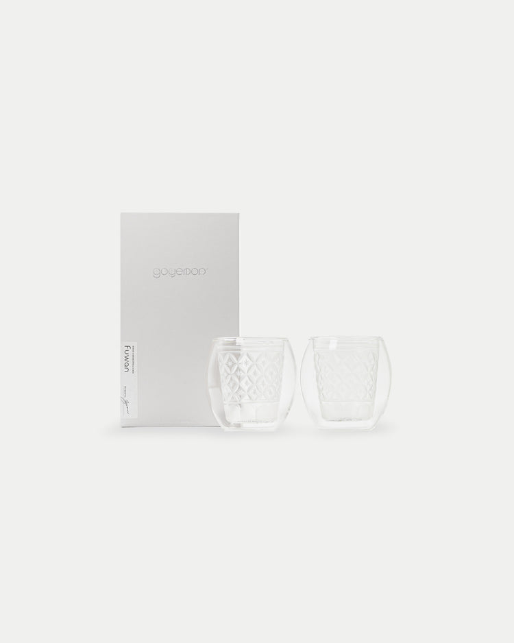 goyemon   KIRIKO × DOUBLE WALL GLASS “ Fuwan ” / HAKUKA・HAKUKA 店舗限定販売