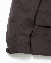 THE CORONA UTILITY CJ001 - CORONA・GAME JACKET / Chocolate Brown w/ Bio-wash CJ001-26-06-M