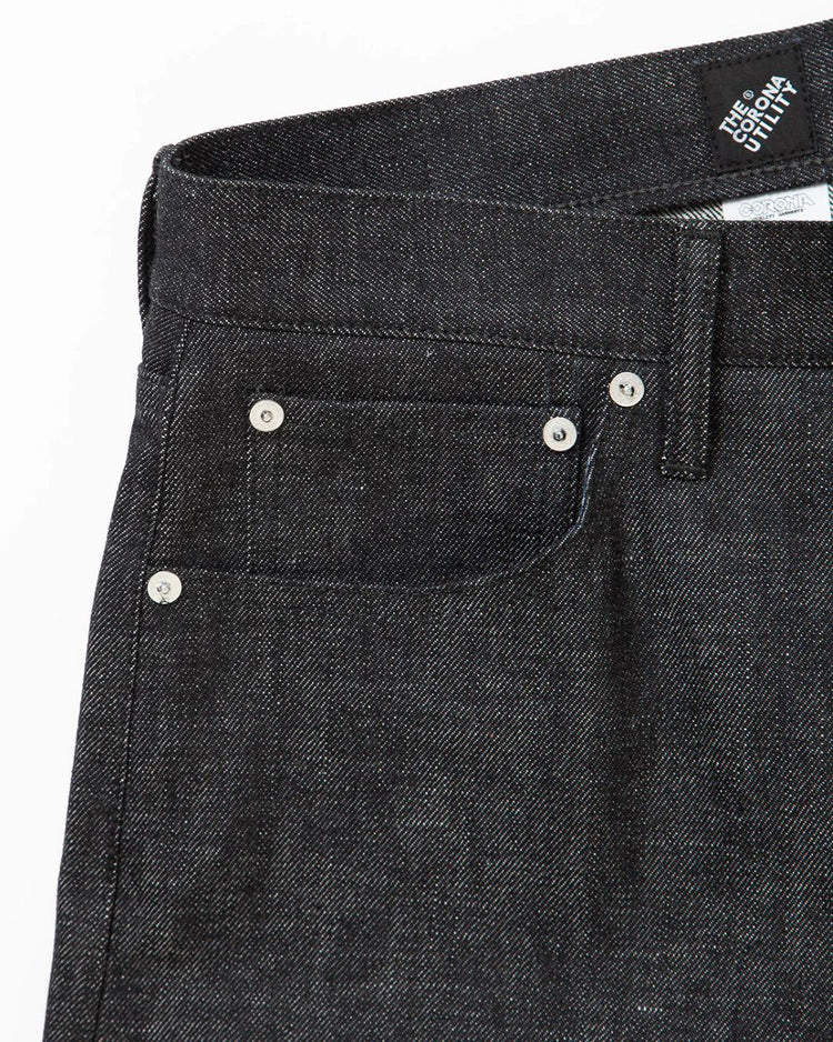 THE CORONA UTILITY  CP005 - W05 FIVE POCKET / Black Denim