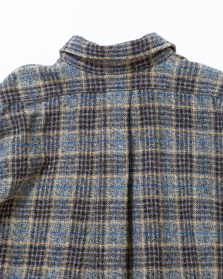 THE CORONA UTILITY CS005 - WCW SHIRT PULLOVER / Gray × Brown