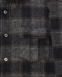 THE CORONA UTILITY  CS005 - W.C.W SHIRT PULLOVER / Black × White CS005-26-05-M