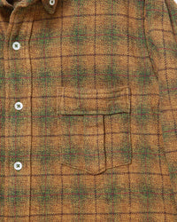 THE CORONA UTILITY  CS005 - W.C.W SHIRT PULLOVER / Khaki × Green CS005-26-07-L