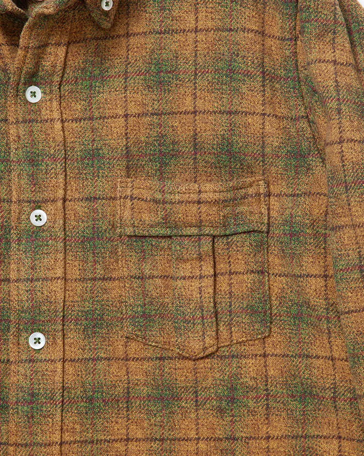 THE CORONA UTILITY  CS005 - W.C.W SHIRT PULLOVER / Khaki × Green CS005-26-07-L