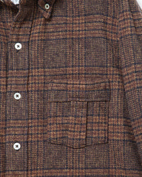 THE CORONA UTILITY   CS005 - W.C.W SHIRT PULLOVER / Mocha × Brown CS005-26-08