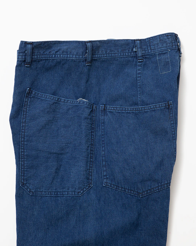 FATIGUE SLACKS FP015 UTILITY NAVY SLACKS Indigo w Bio-wash