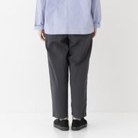 RINEN   綿ナイロンギャバ ラクパンツ R49611  04チャコール