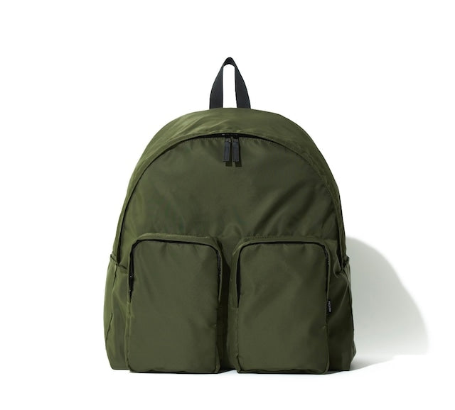 PACKING/ DOUBLE POCKET BACKPACK OLIVE PA-029