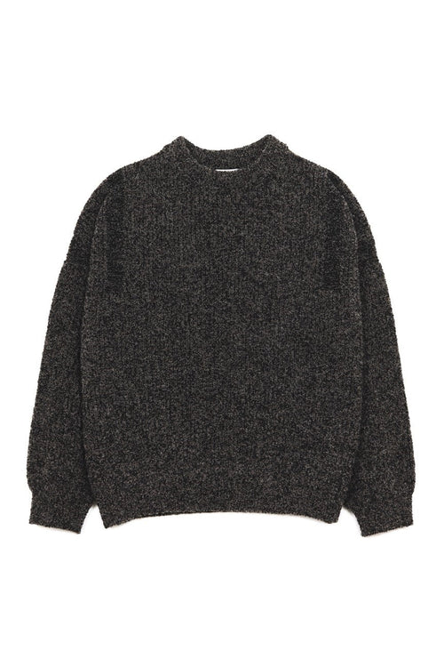 YASHIKI  Shusetsu boucle Knit（終雪） BROWN YSK-25AW-KN12