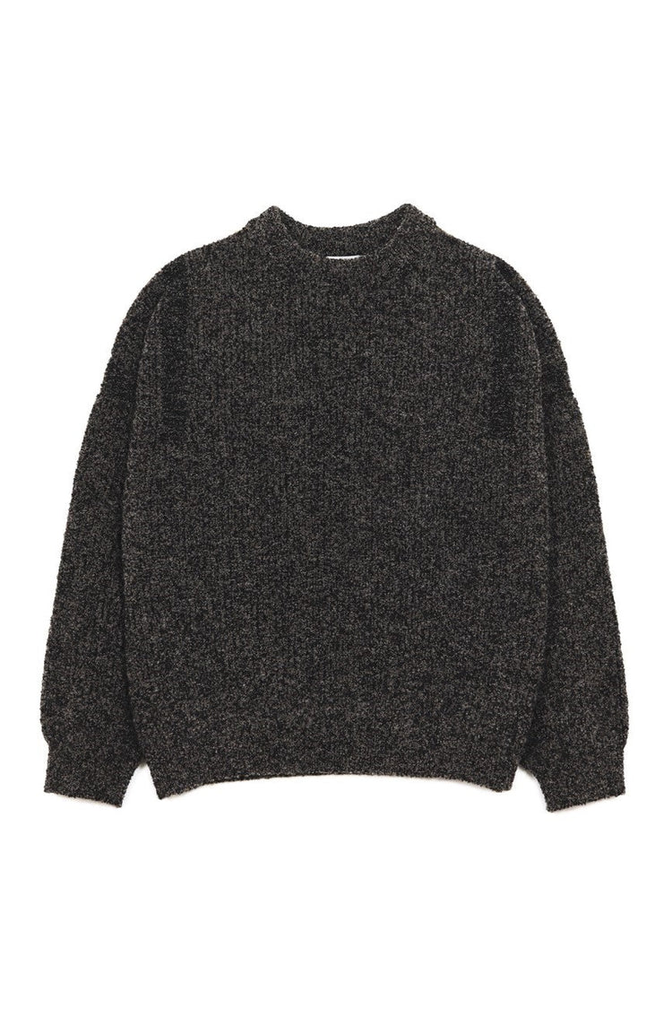 YASHIKI  Shusetsu boucle Knit（終雪） BROWN YSK-25AW-KN12