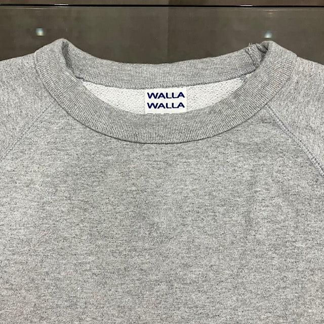 WALLA WALLA SPORT / 13oz CREW SWEAT SHIRT H.GRAY